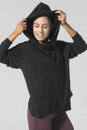 925fit Black From The Hoodie Top