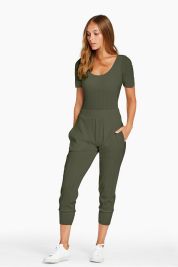 Vitamin A Organic Rib Forest West Bodysuit