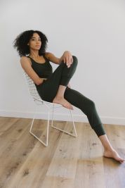 Vitamin A Organic Rib Forest West Pant