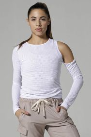 925fit White I Spy Long Sleeve Top