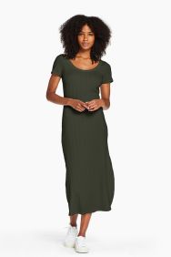 Vitamin A Organic Rib Forest Catalina Tee Dress