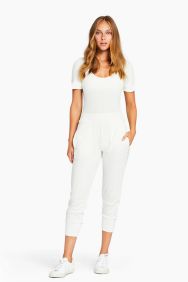 Vitamin A Organic Rib White West Bodysuit